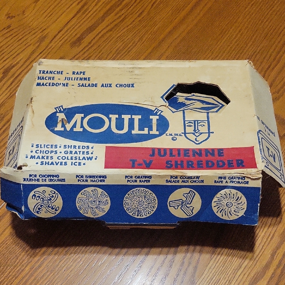 Vintage Mouli Julienne T.V. Shredder